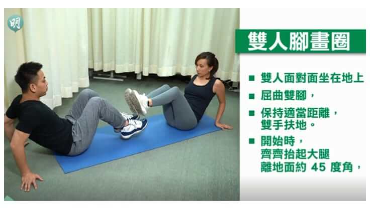 雙人健身訓練：練勻全身 齊齊增肌力 (明報 1 Sep 2020)